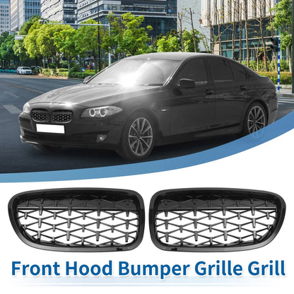 Front Hood Bumper Grille for BMW 528i 535i 550i xDrive (2011-2016)