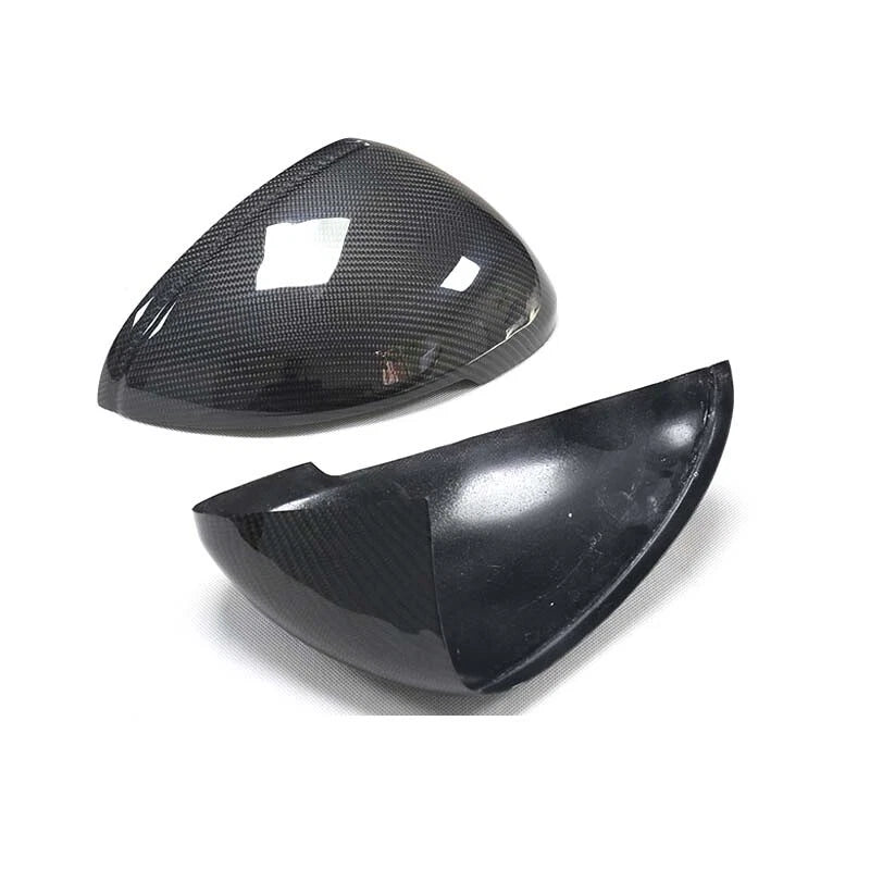 Real Carbon Fiber Addon Wing Mirror Cover Trim Fit For Porsche Cayenne 2011-2014