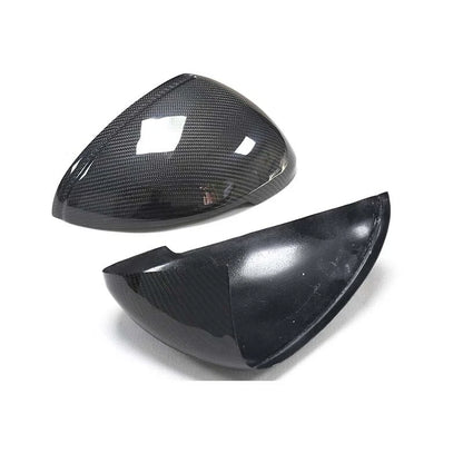 Real Carbon Fiber Addon Wing Mirror Cover Trim Fit For Porsche Cayenne 2011-2014