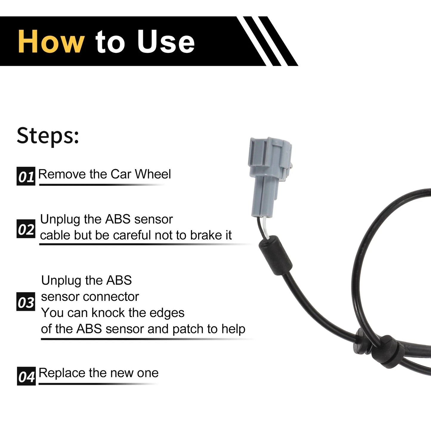 ABS Wheel Speed Sensor for Nissan Titan (2008-2011)