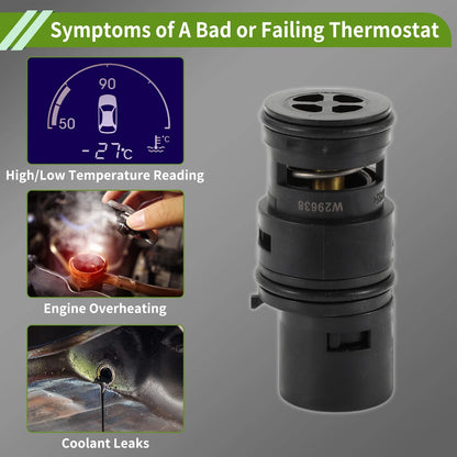 Engine Coolant Thermostat Housing Assembly 3.0L for BMW X3 E83 (2007-2010)