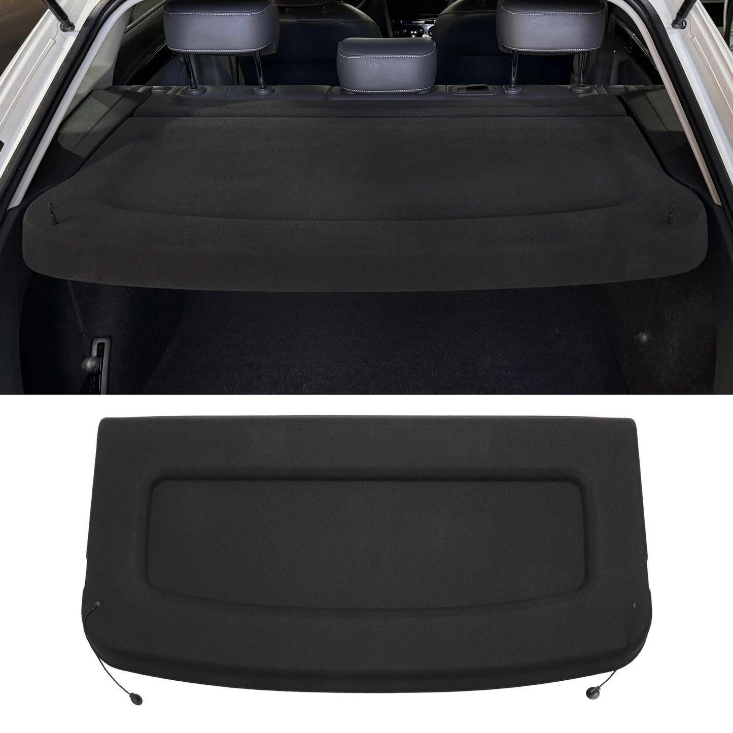 Rear Parcel Shelf Boot Load Cover for Ford FOCUS (2019-2022) Black