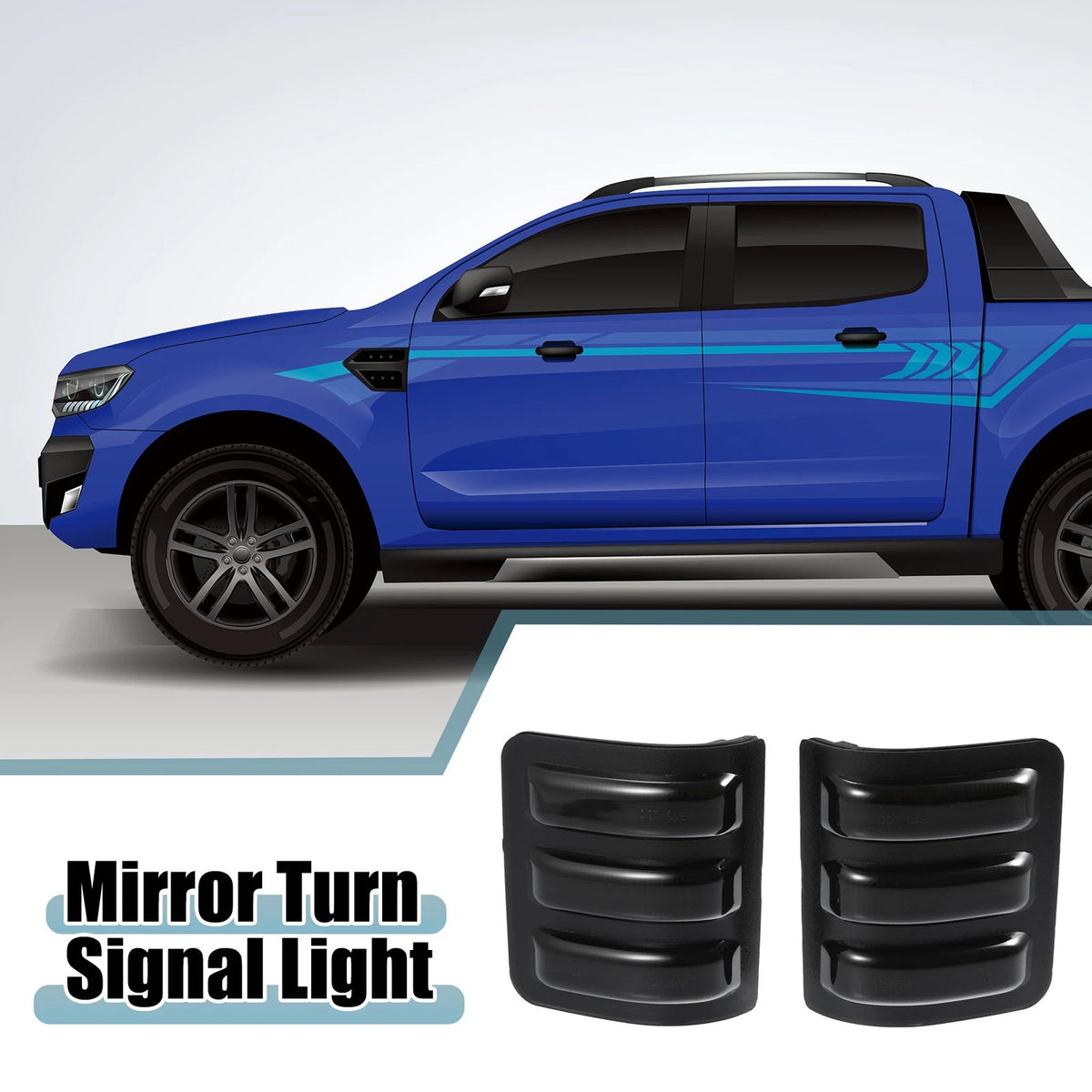 Mirror Turn Signal Light for Ford F-450 Super Duty (2008-2010) - 1 Pair