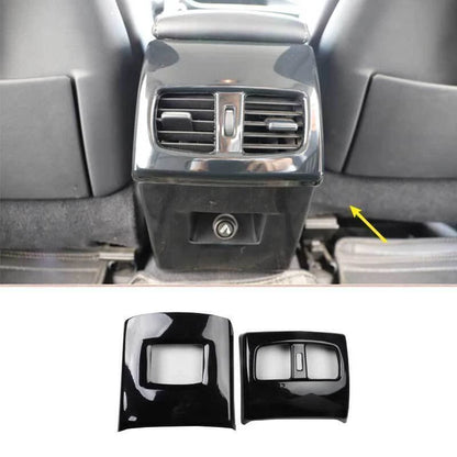Glossy Black Rear AC Vent Cover Trim for Lexus ES300h ES350 (2013–2018)