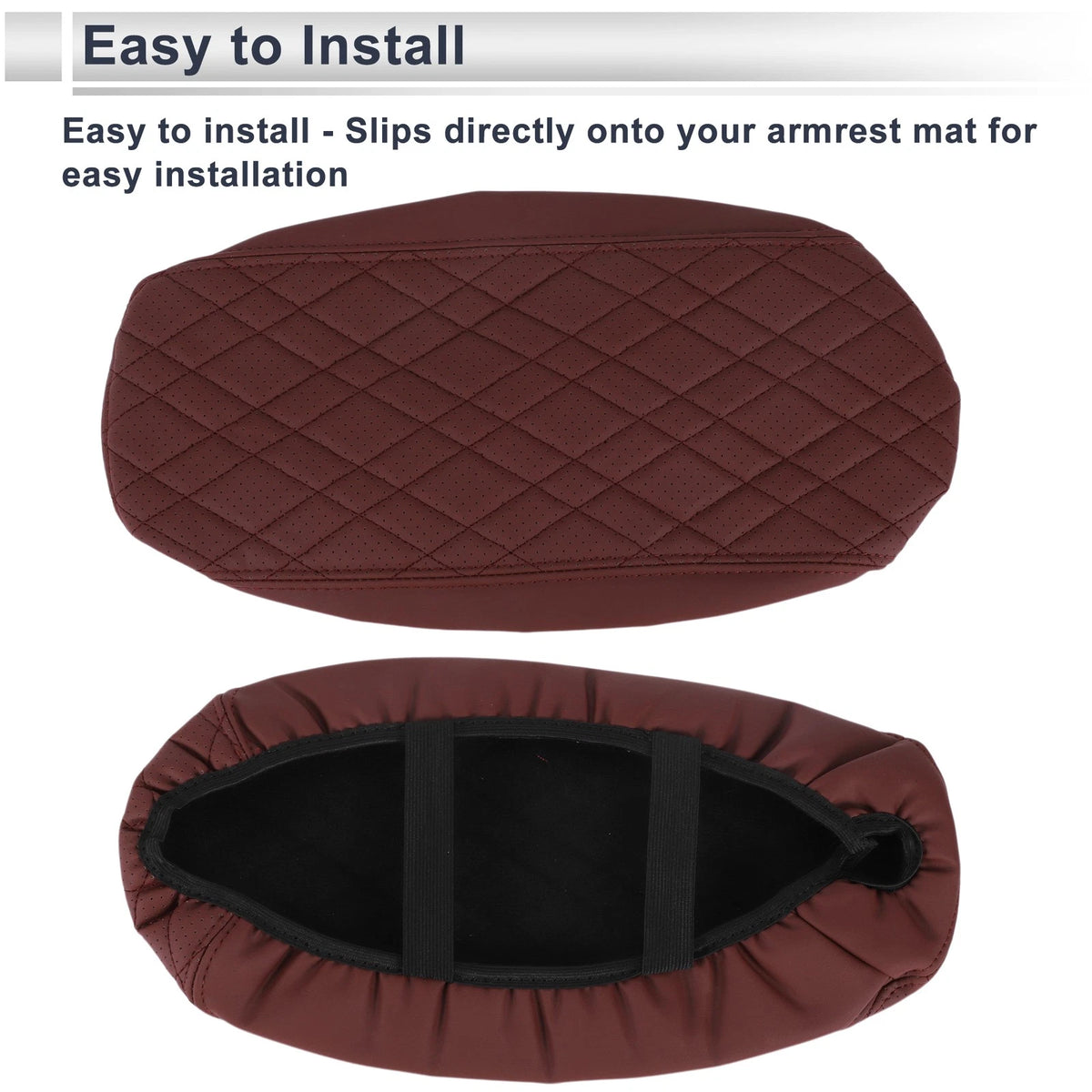 Car Center Console Cover for BMW X3 (2011-2017) - Wine Red 1 x Cover