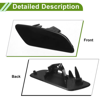 Washer Nozzle Cover Cap for Porsche Panamera (2017-2021) Black