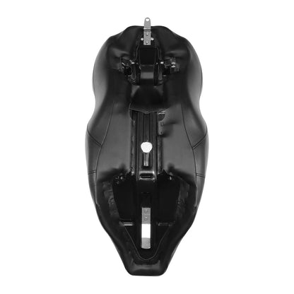 Rider Driver Passenger Seat for Harley Electra Glide (1997 - 2007) Black Orange