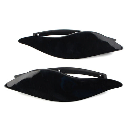Adjustable Black Fairing Air Deflectors for Harley Batwing Street Glide (2006-2023)