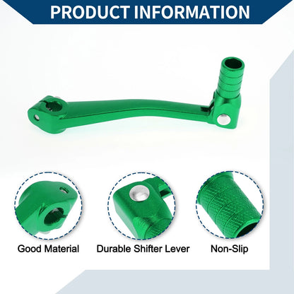 Folding Motorcycle Gear Shifter Lever for Bosuer 125 Green