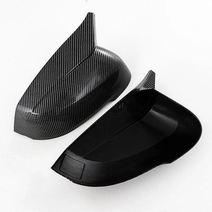 2 x Carbon Fiber ABS Rear View Mirror Covers for BMW X1 (2023-2025)