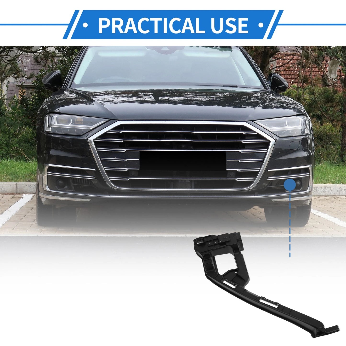 Front Left Bumper Retainer Bracket for Honda HR-V (2019-2021)