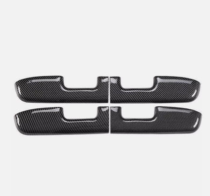 4 x Carbon Fiber Door Handle Armrest Cover Trim Cap for Toyota Corolla (2003–2008)