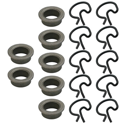 Complete Set Manual Transmission Shifter Bushings and Clips