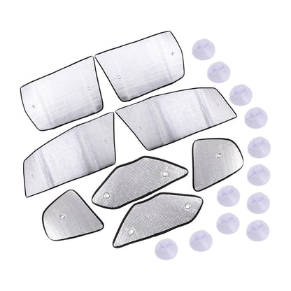 4 x Side Window Sun Visor Covers for Honda Fit (2008-2013)
