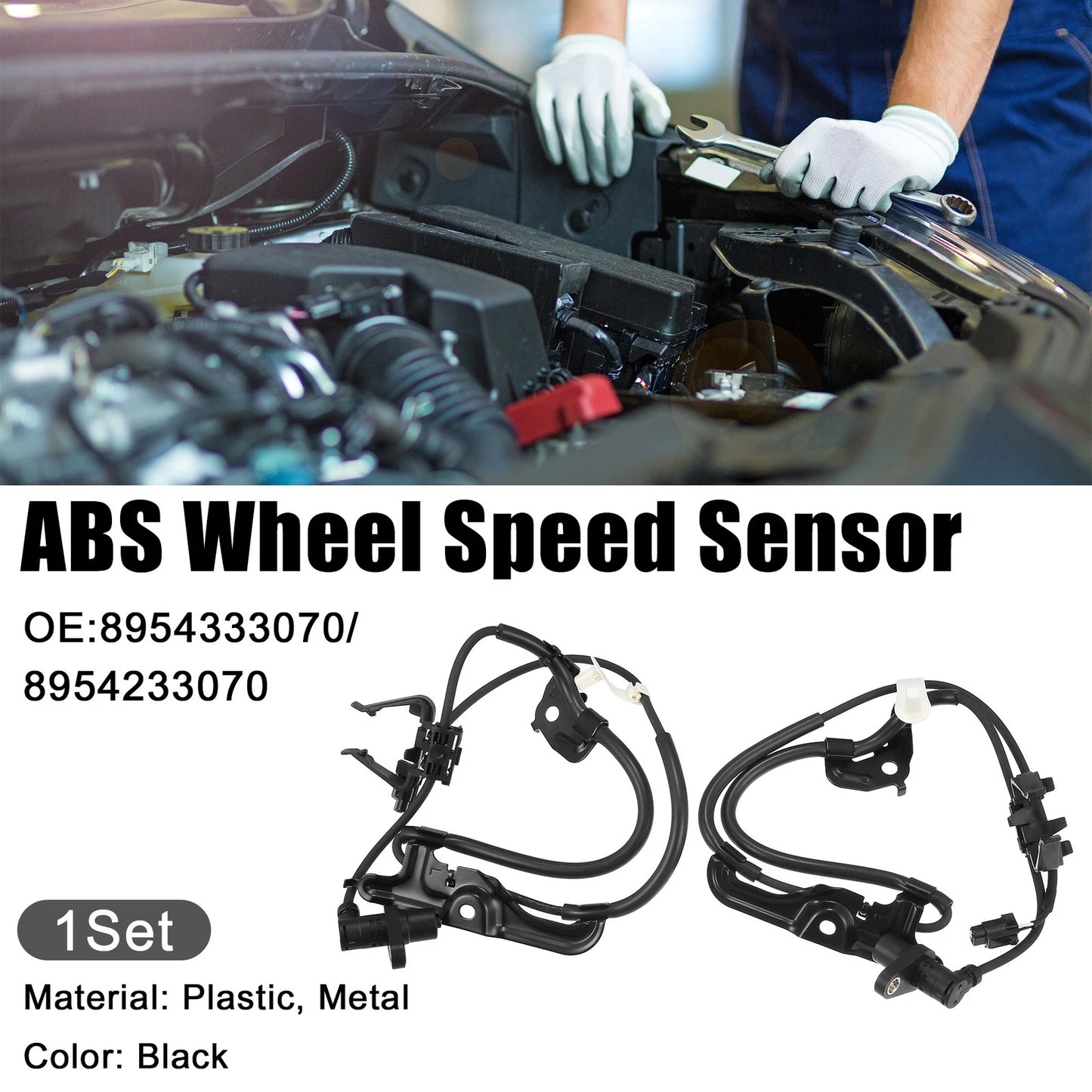 2 x Front Left Right ABS Wheel Speed Sensor for Toyota Camry