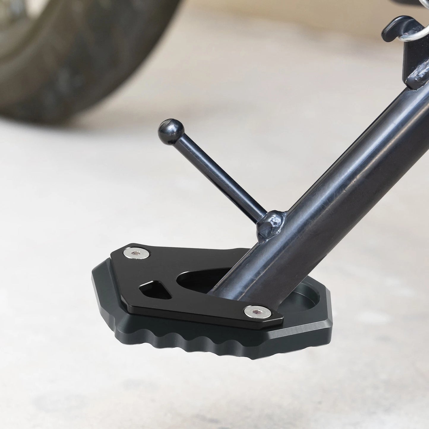 Kickstand Pad 1 Set Aluminum Alloy Titanium Tone for Honda Monkey 125
