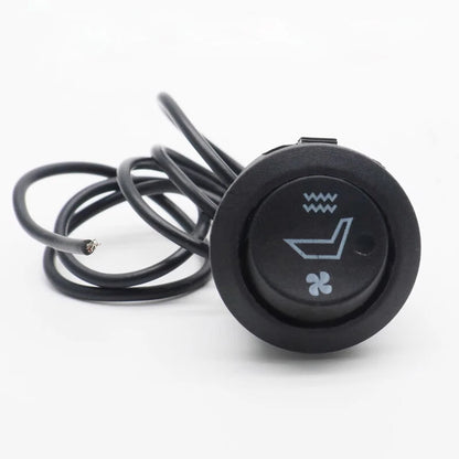 Car Seat Heater Switch 3 Pin Round Heated Rocker Hi Low On/Off Control