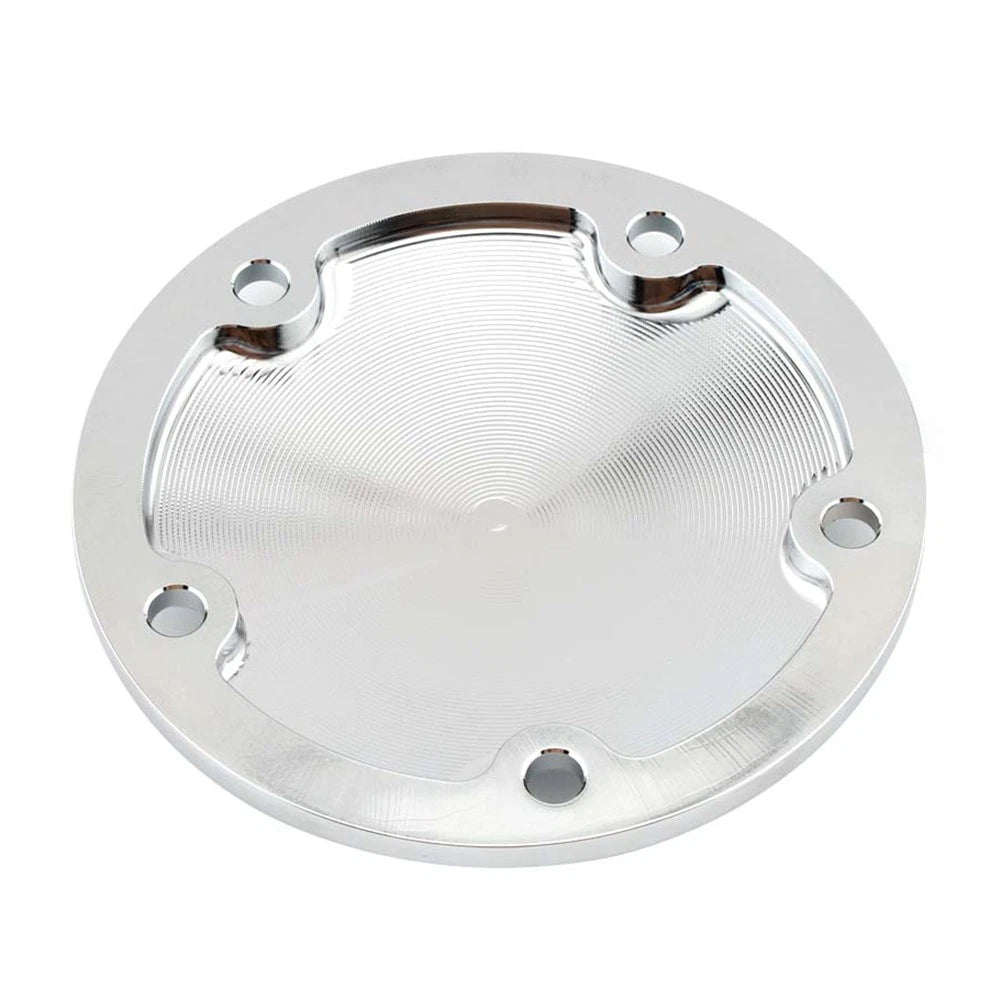 5 Hole Domed Point Timing Ignition Timer Cover Chrome for Harley Softail (2000-2023)