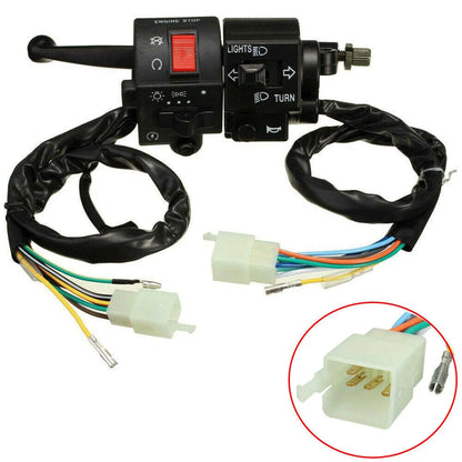 7/8 Handlebar Start Switch 12V Headlight Horn Turn Signal