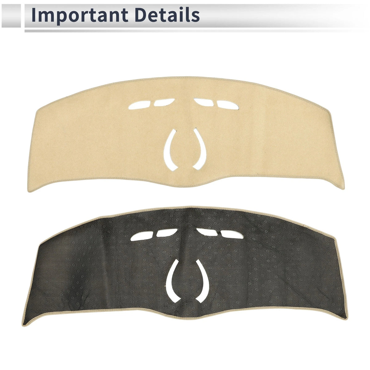 Dashboard Dash Cover Mat for BMW Mini Cooper F55/F56 Beige (2014-2024)