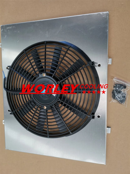 3 Row Alloy Radiator, Shroud & Fan for Holden Commodore VB VC VH VK (79-85)
