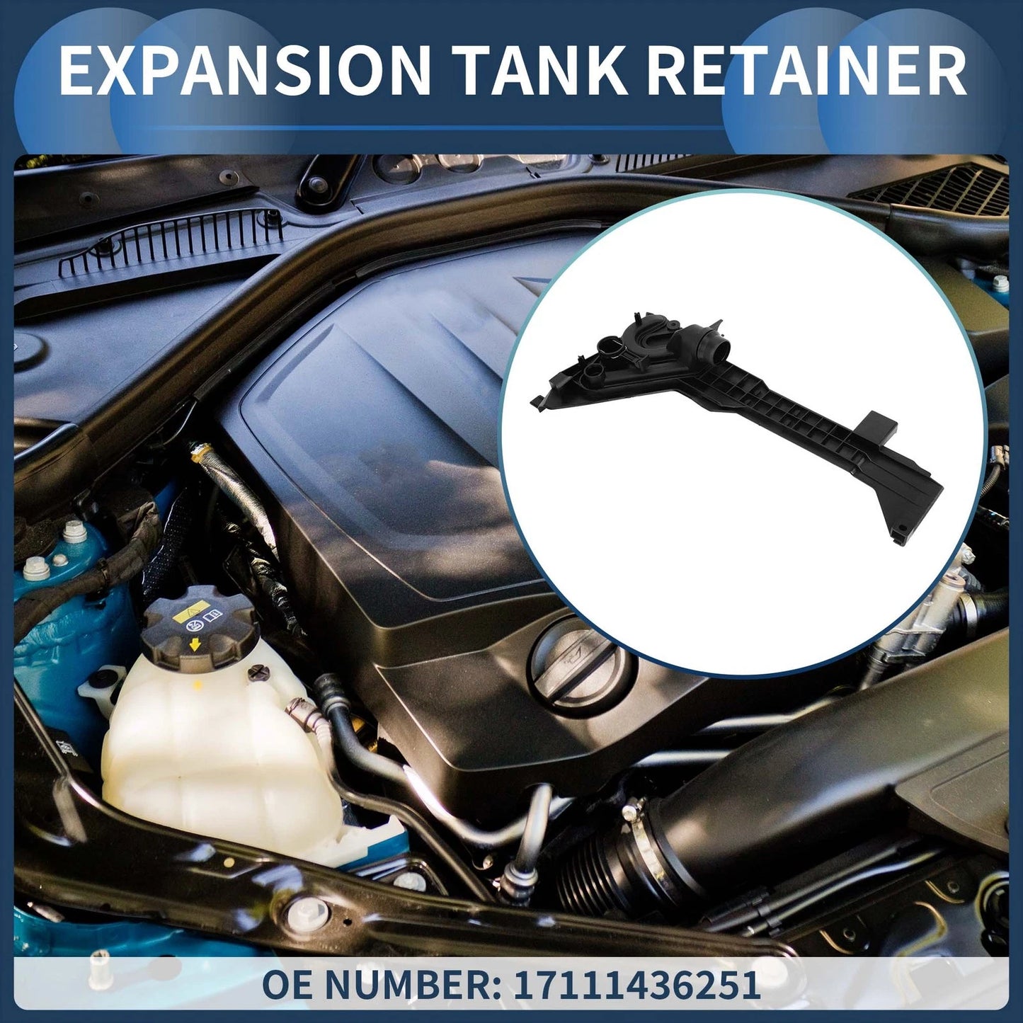 Mounting Plate for BMW Z4 325Ci Trans Radiator Coolant