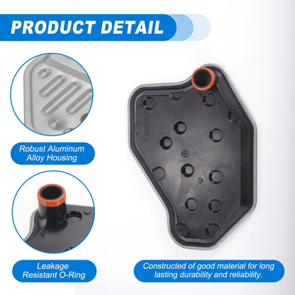 Transmission Fluid Filter Oil Pan for Ford Bronco (1980-1996)