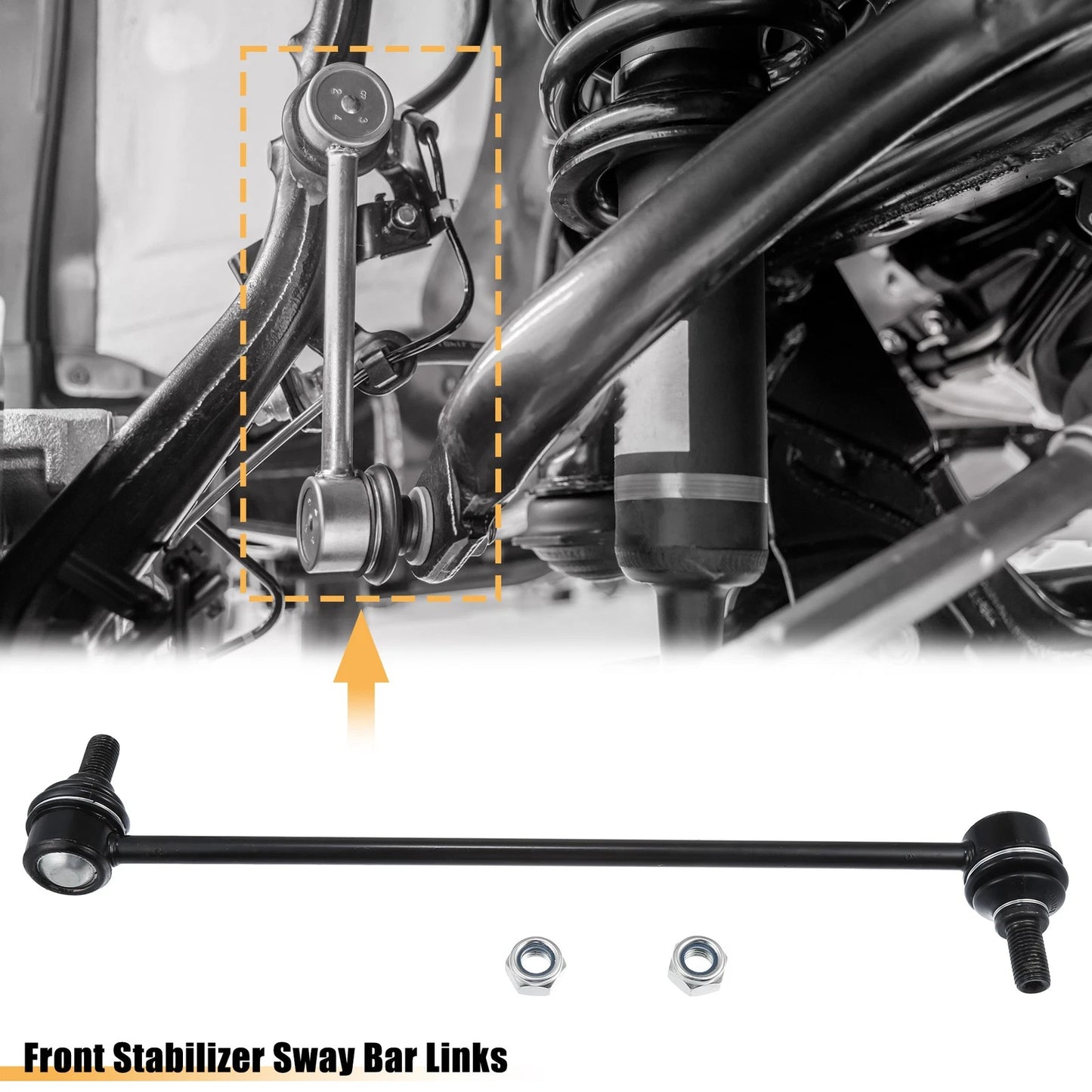 Front Sway Bar Links for Hyundai Santa Fe, Kia Sorento (2013-2018)