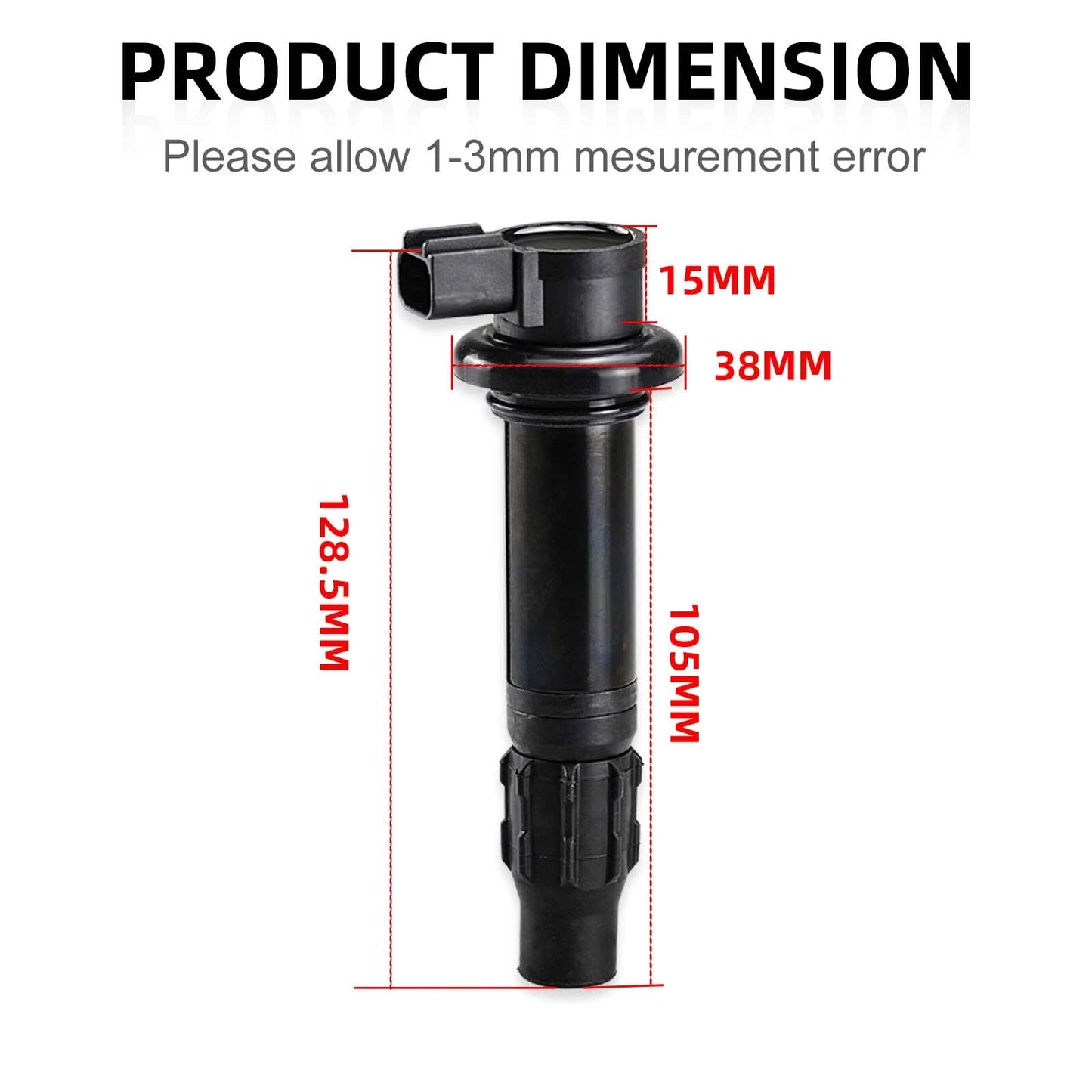 4 x Ignition Coil for Yamaha YZF-R1 (2007–2008)