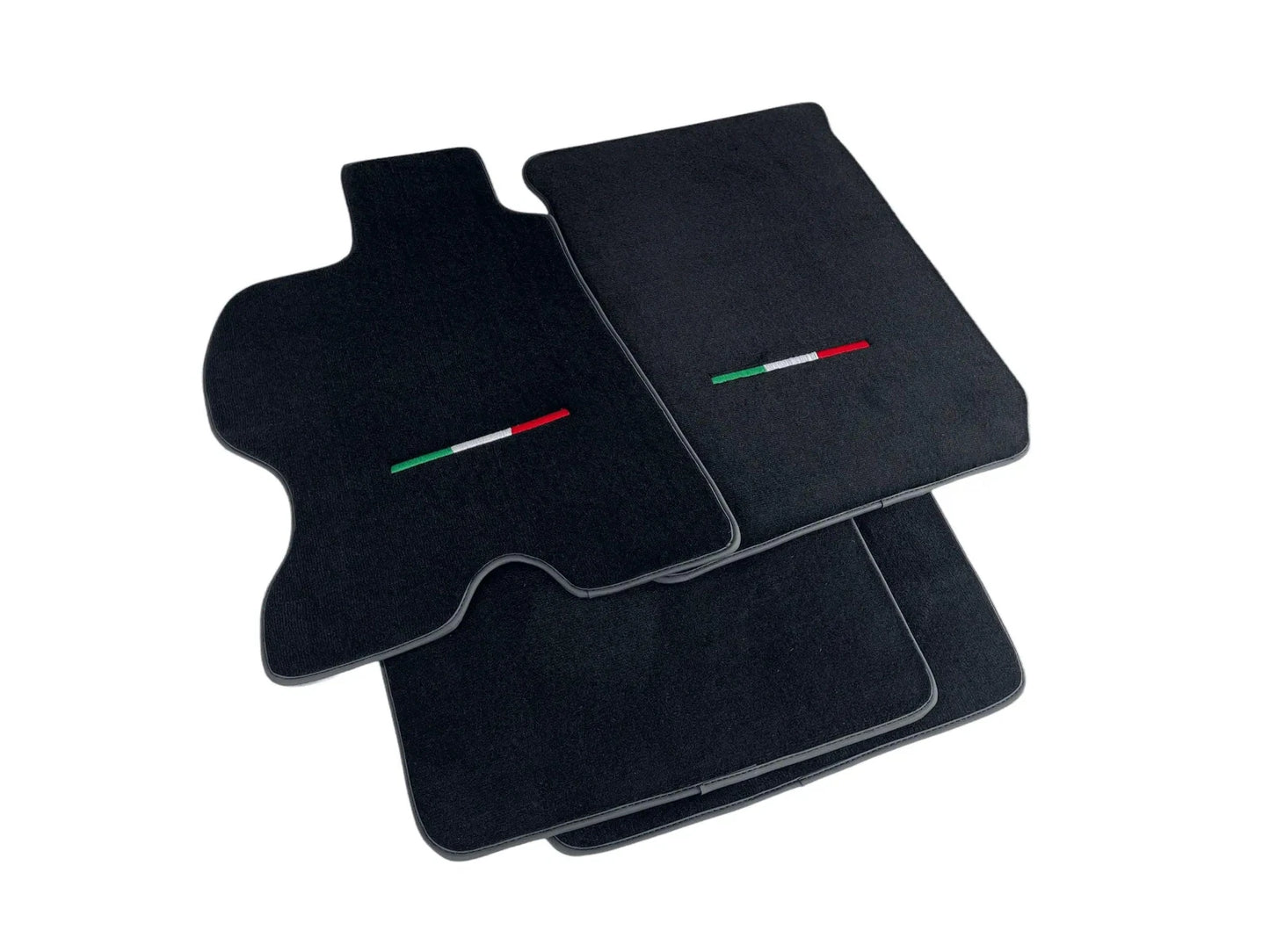 Black Floor Mats for Ferrari FF (2011-2016) - AutoWin Brand Italian Edition