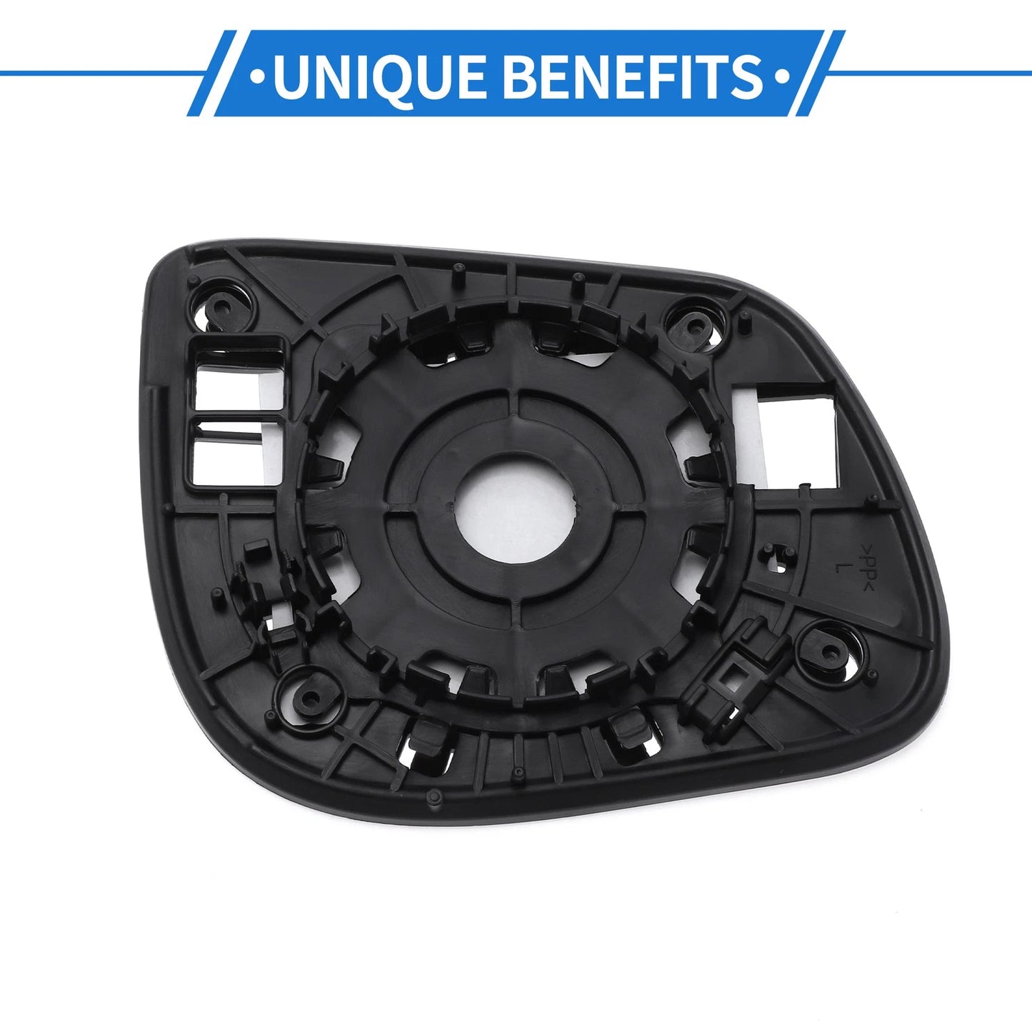 Left Passenger Side Non-Heated Mirror Glass for Kia Picanto (2011-2024)
