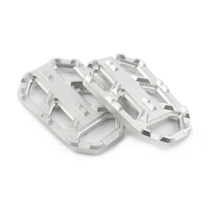 2 x Wide Fat Brake Footpegs for HONDA CB500X (2015-2016) Silver