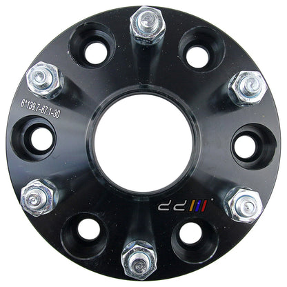 2 x 30mm 12x1.5 Hub Centric Wheel Spacers for Mitsubishi Triton (2005-2023)