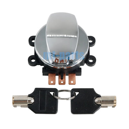 Chrome Ignition Key Switch for Harley-Davidson Rocker FXCW (2008-2009)