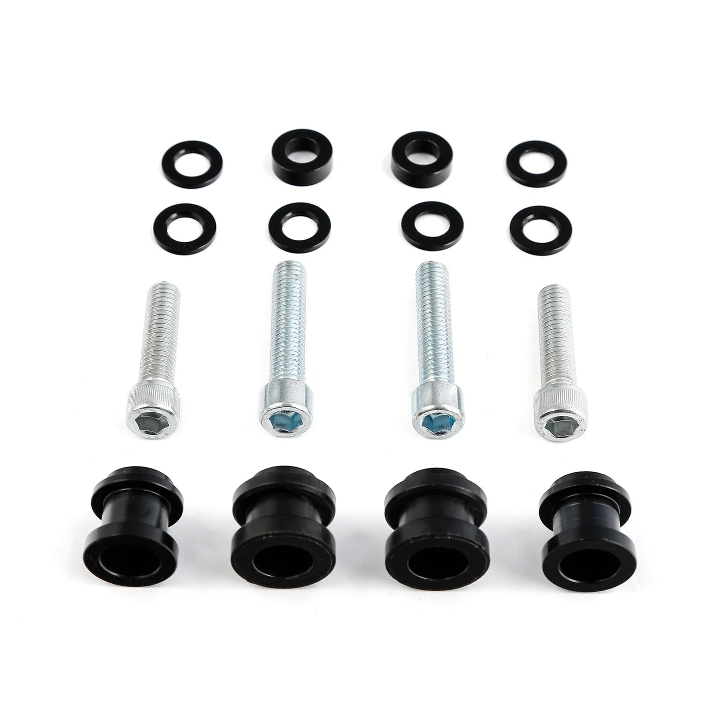 Black Docking Hardware Kit for Harley Softail Fat Boy Breakout (2018-2025)