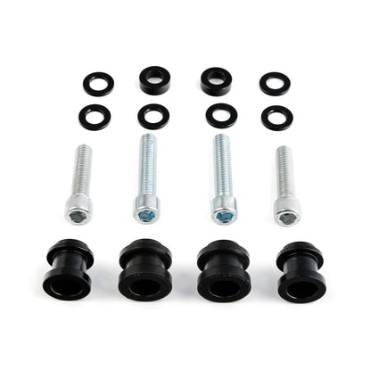 Black Docking Hardware Kit for Harley Softail Fat Boy Breakout (2018-2025)