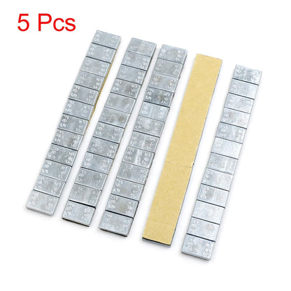 2.1oz Adhesive Wheel Balance Weights Strips 140x19mm 5pcs for Motorcycle