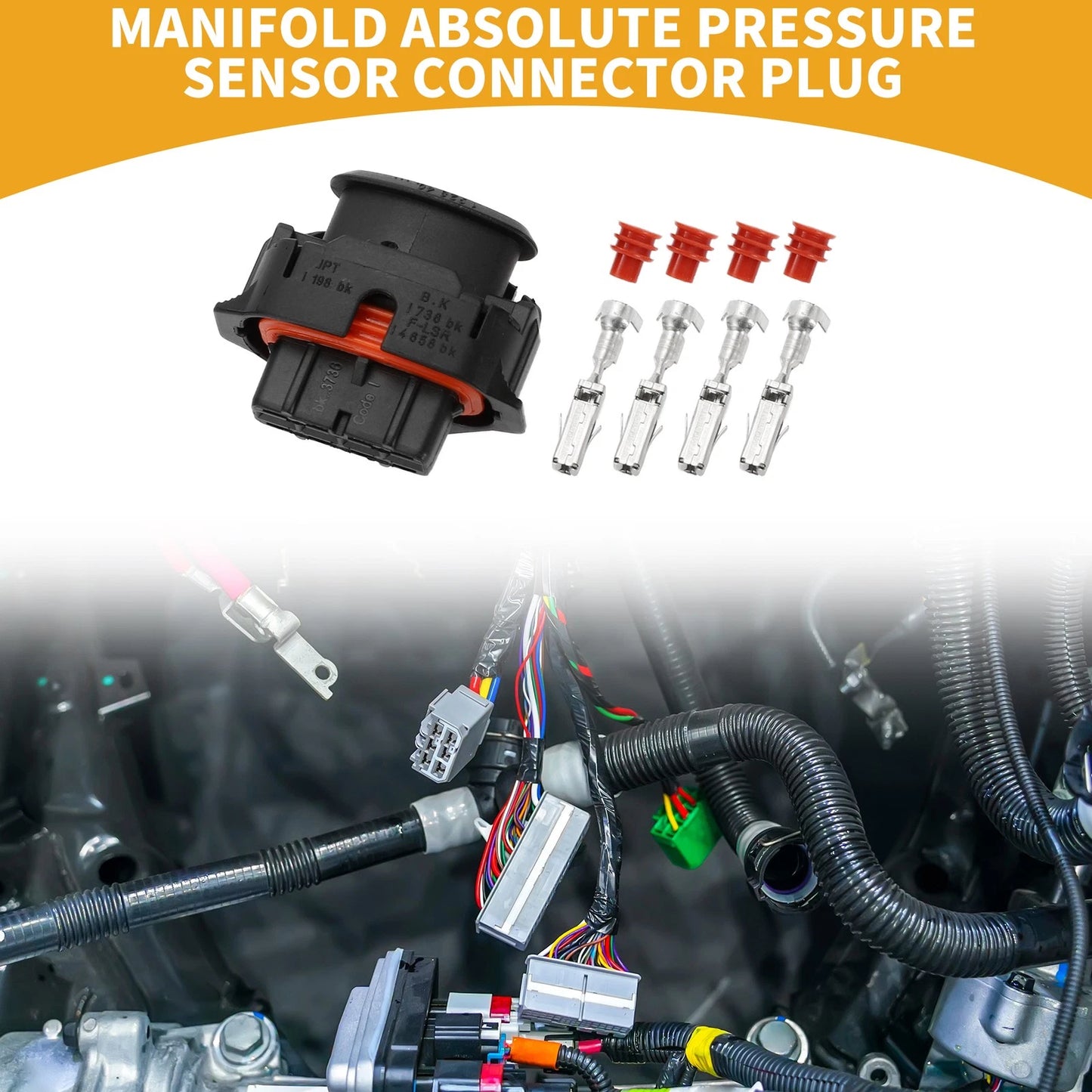 Manifold Absolute Pressure Sensor Connector Plug for Chevrolet