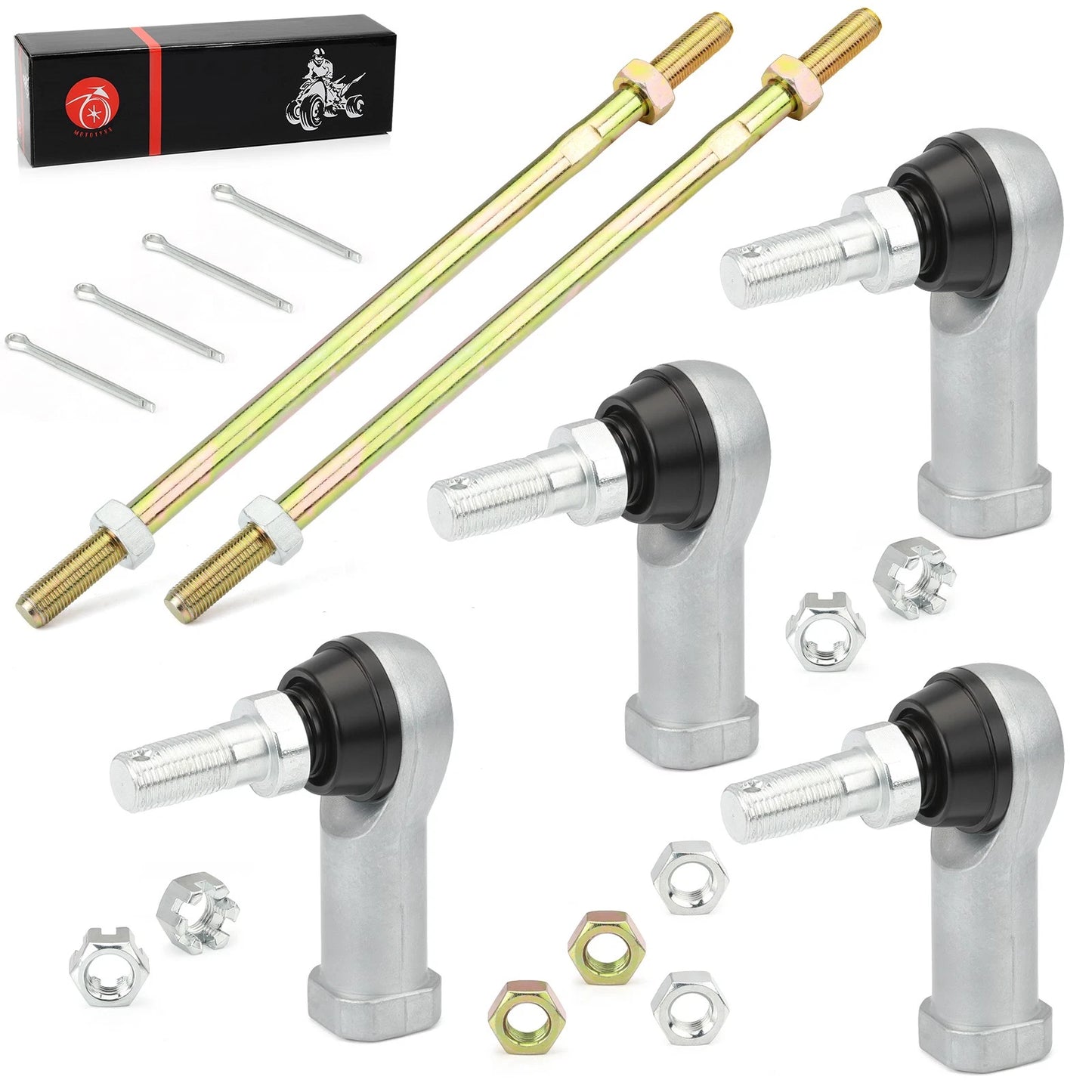 2 x Tie Rod Ends Kit Left & Right for Honda Foreman 450 (1998–2004)