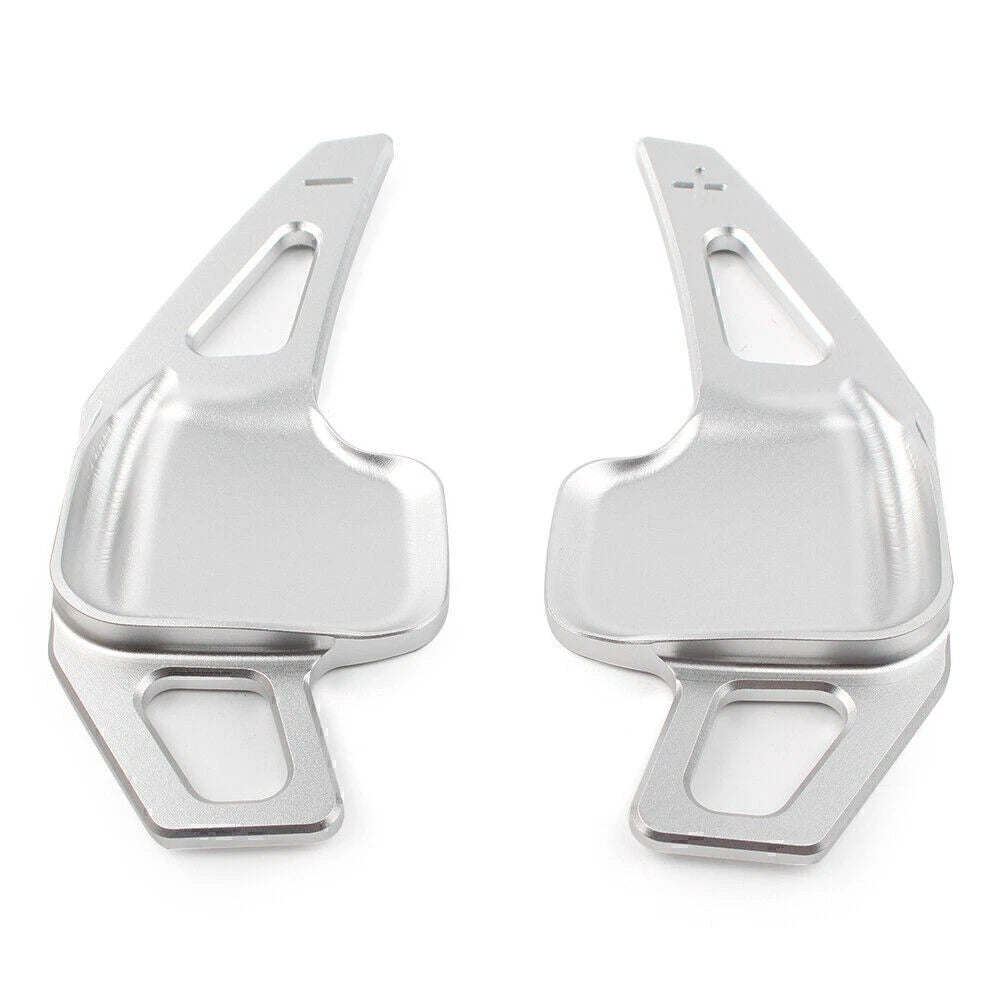 Silver Steering Wheel Shift Paddle Extension for BMW 3 5 Series (2012-2019)