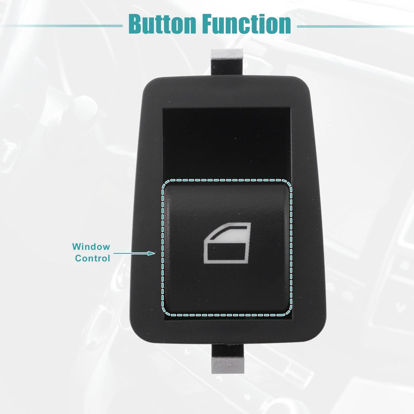 Front Left Driver Side Power Window Switch for BMW 323i (1999-2000)