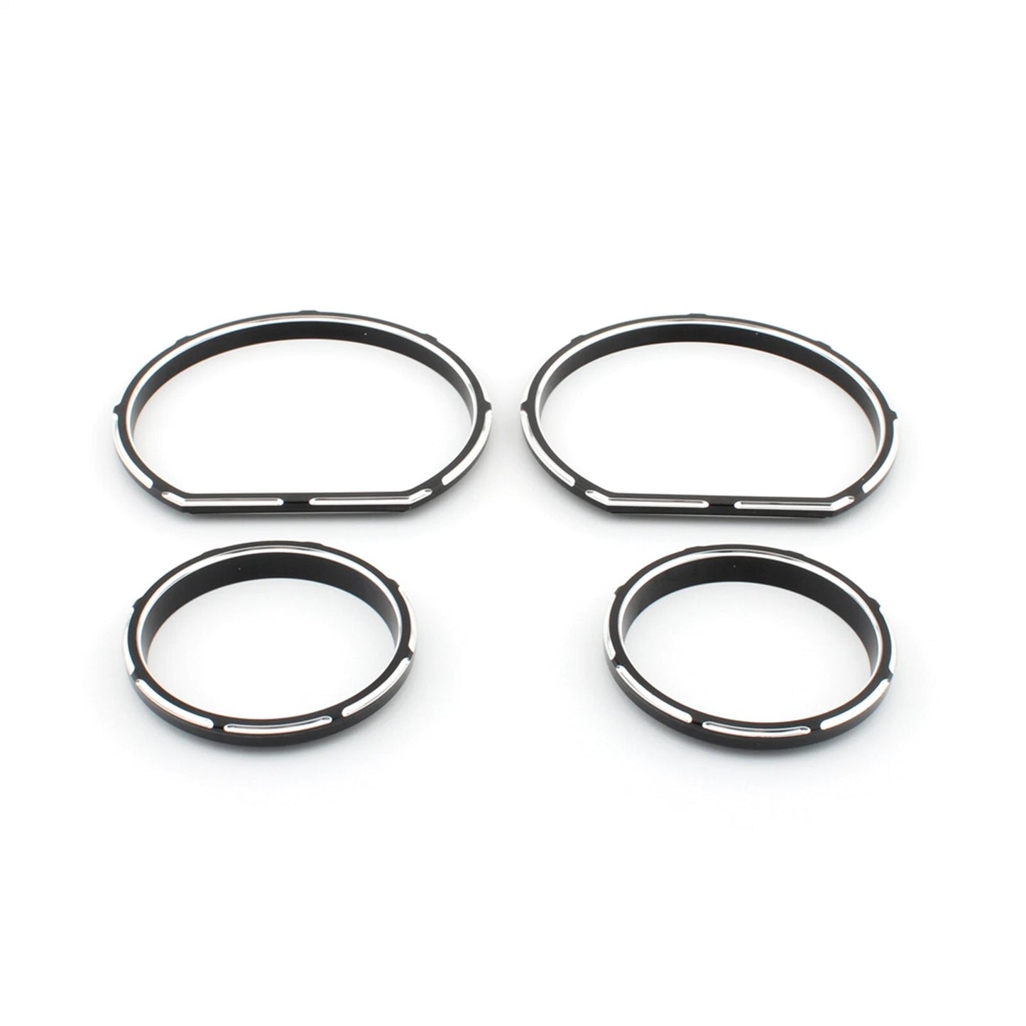 4pcs Gauge Bezel Kit for Harley Tri Glide (2014-2023)