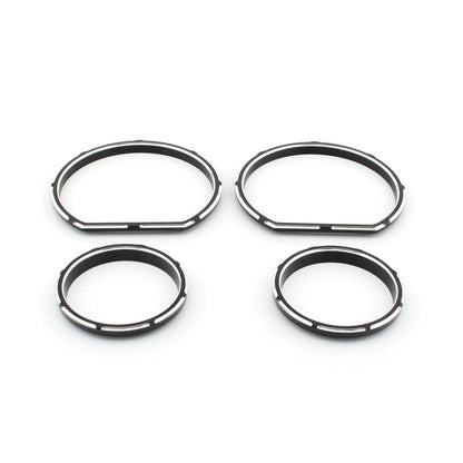 4pcs Gauge Bezel Kit for Harley Tri Glide (2014-2023)