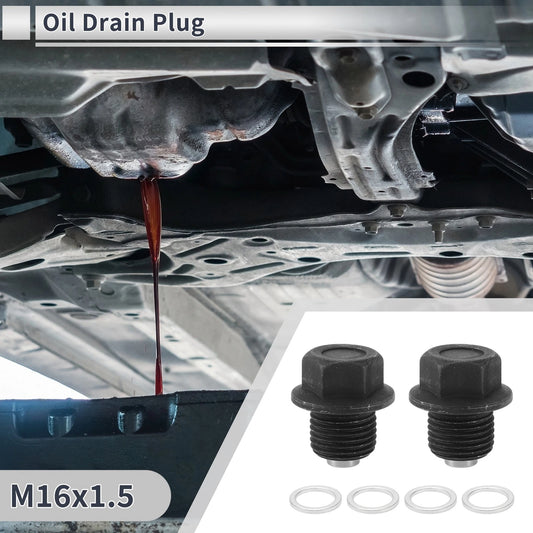 1 Set M16x1.5 1.08 Engine Oil Drain Plug with Gasket for Car/Motorcycle