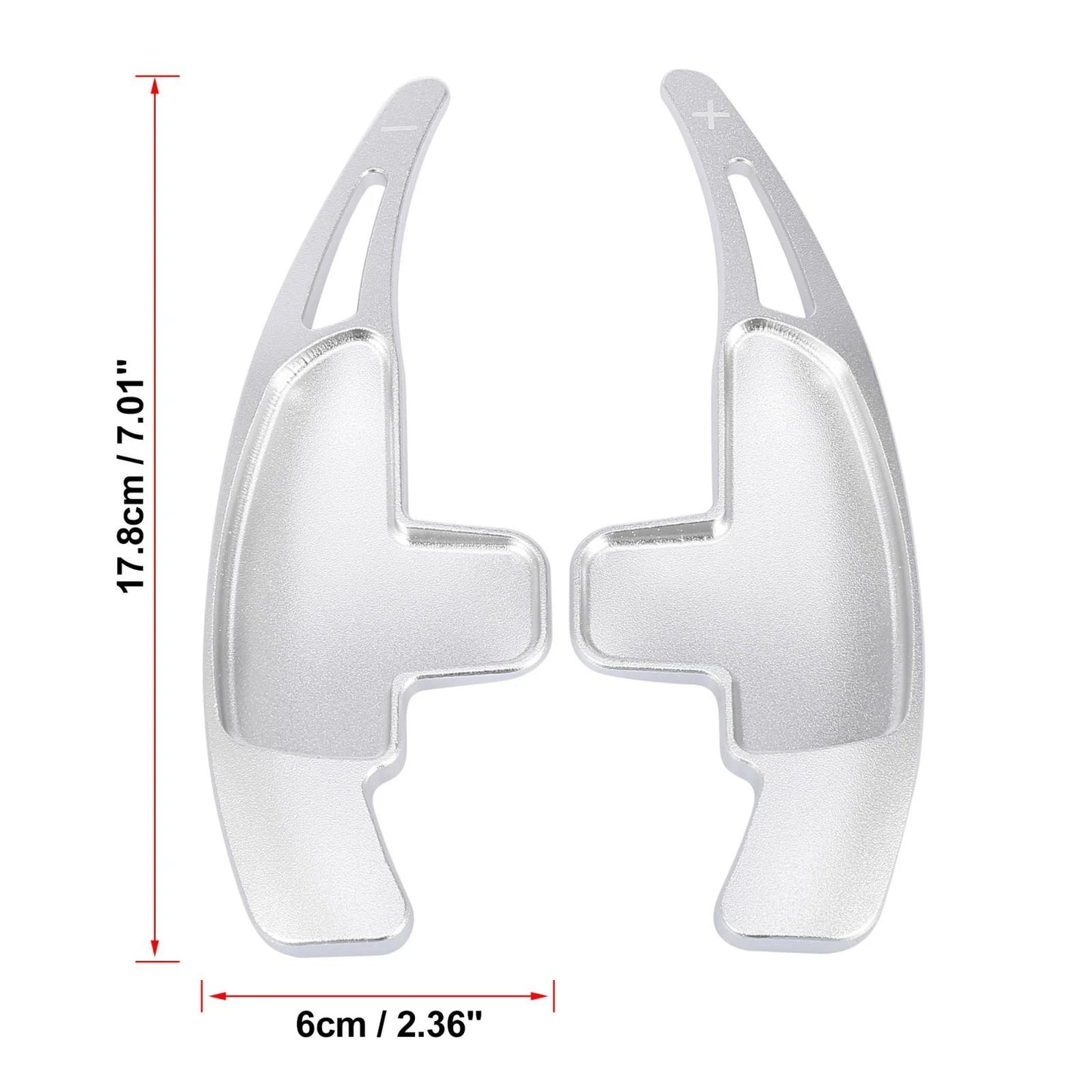 Silver Tone Steering Wheel Shift Paddle for Mercedes Benz AMG A45 (2014)