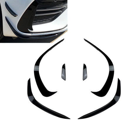 6Pcs Front Bumper Lip Splitter Spoiler for Mercedes Benz C-Class (2022-2023)