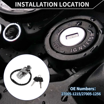 Ignition Key Switch 1 Set for Kawasaki VN1500 Drifter (1999–2000)
