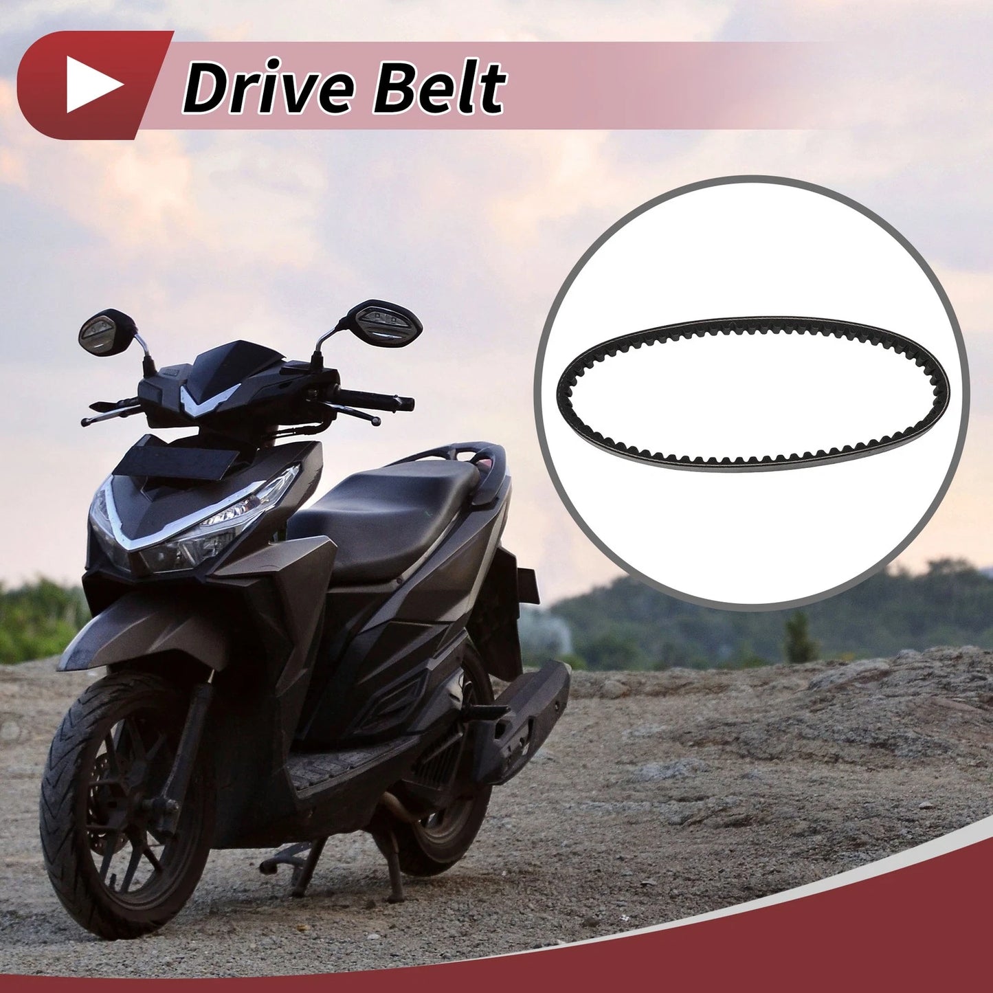 Drive Belt V-Belt for Kymco 50cc 4 stroke Motorcycle (2009–2009)