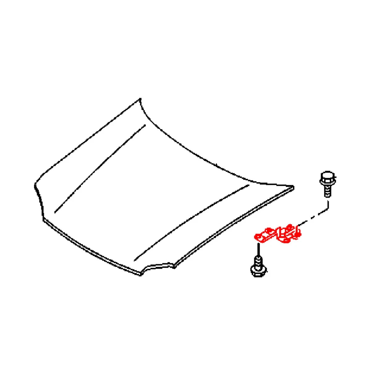 Engine BonnetHinges for Isuzu D-Max Chevrolet LUV 2002-2012