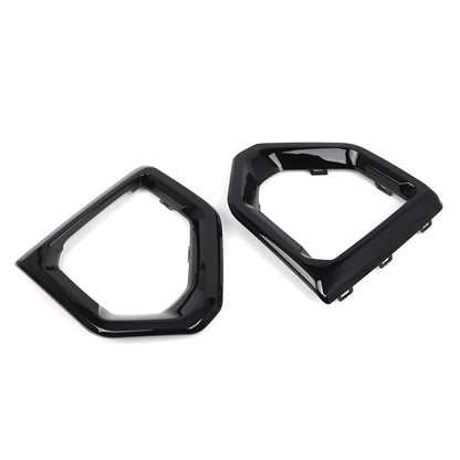 Fog Light Lamp Outer Bezel Cover Pair for GMC Sierra 1500 (2014-2018)